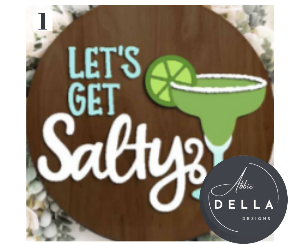 DIY KIT- Summer Round Sign