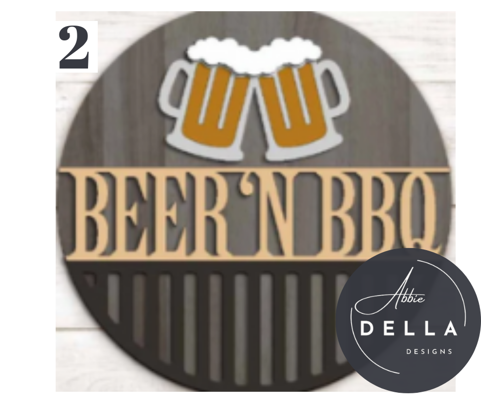 DIY KIT- Summer Round Sign