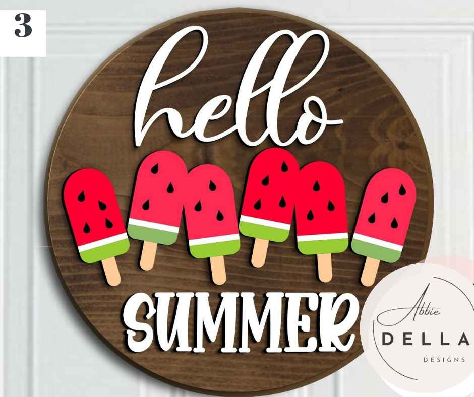 DIY Summer Sign Kits