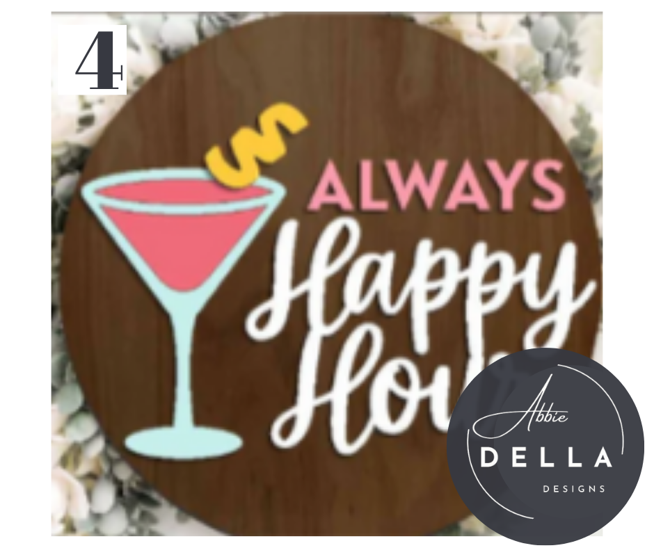 DIY KIT- Summer Round Sign