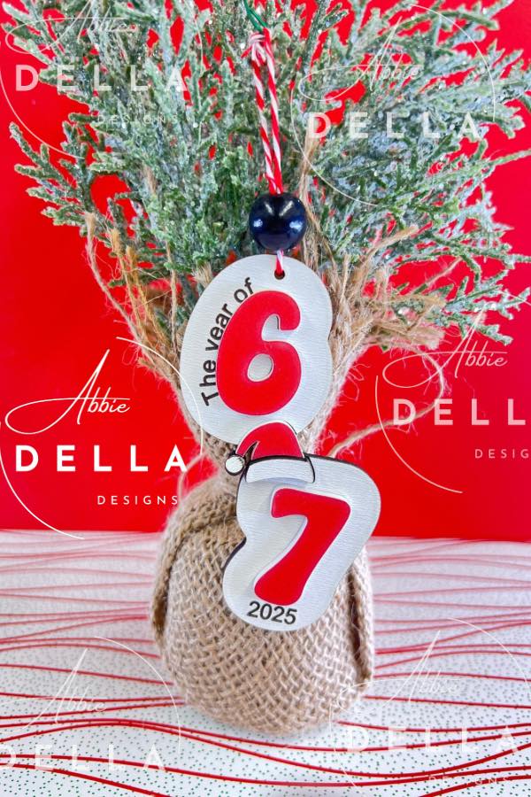 SIX SEVEN Viral Ornament