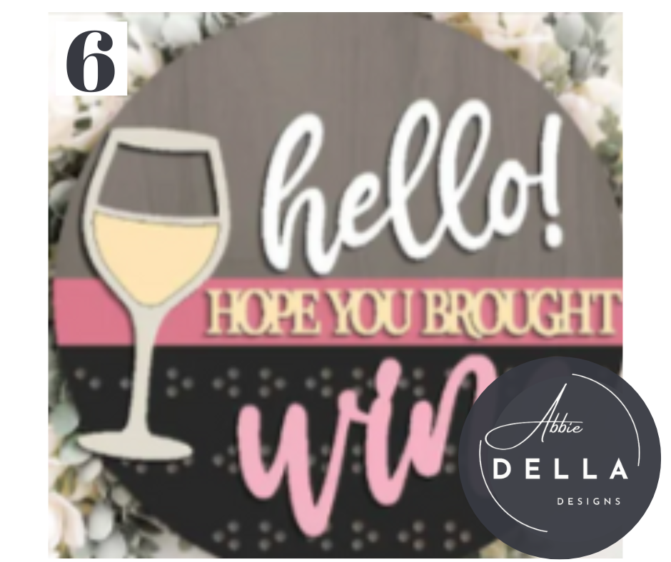 DIY KIT- Summer Round Sign