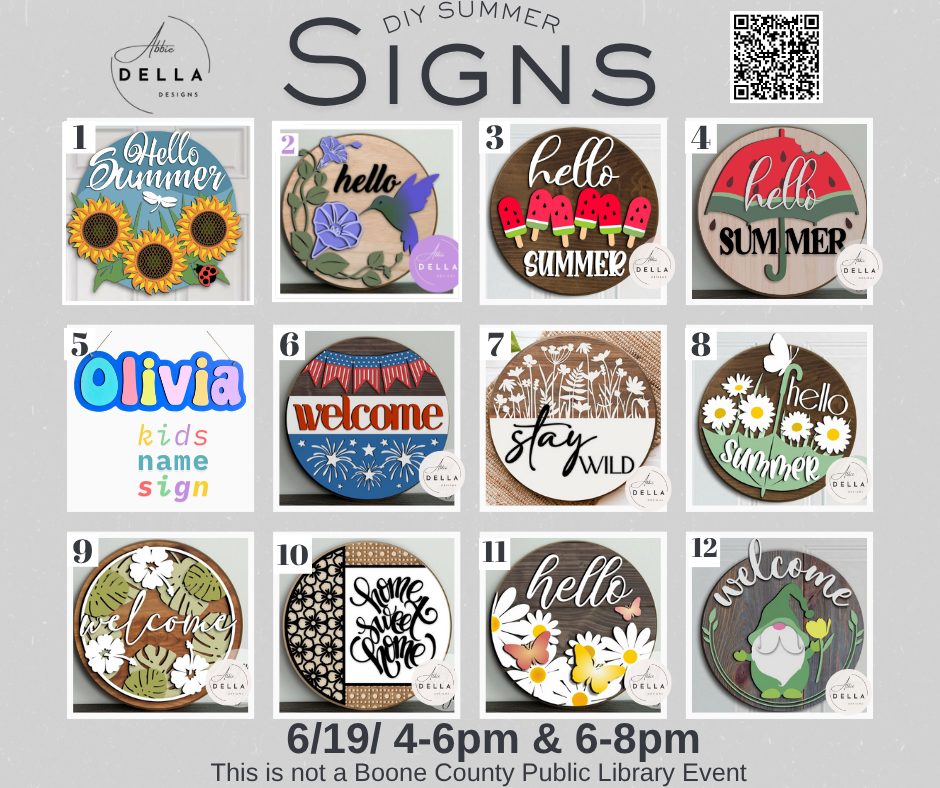 DIY Summer Sign Kits