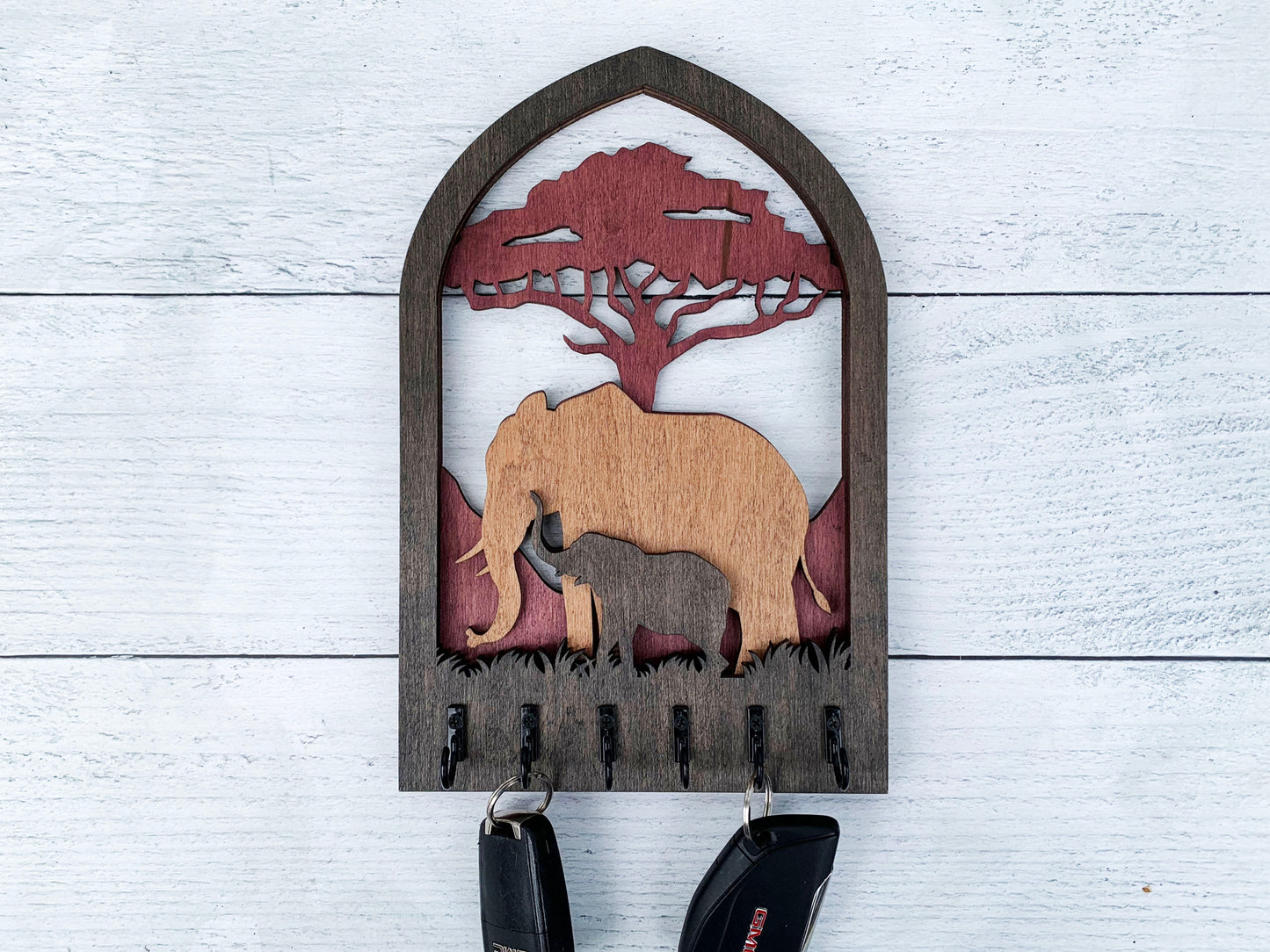 Wooden Arch Key Hanger