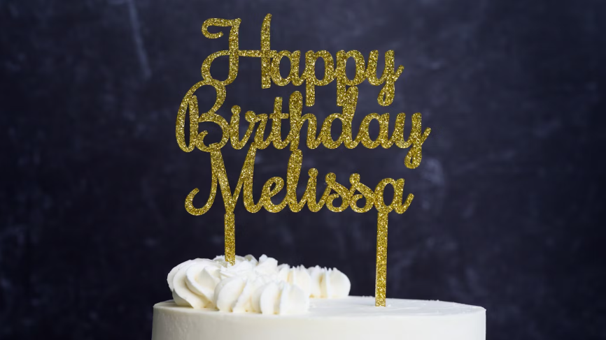 Personalized Cake Toppers