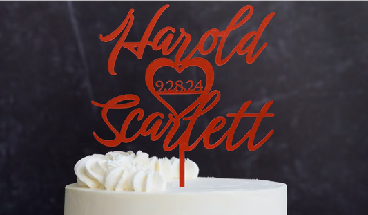 Personalized Cake Toppers