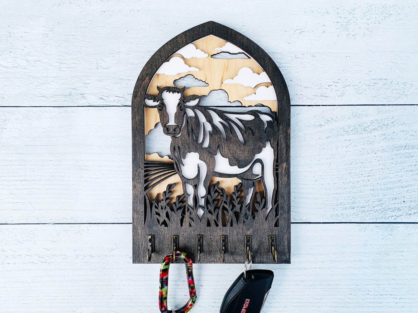 Wooden Arch Key Hanger