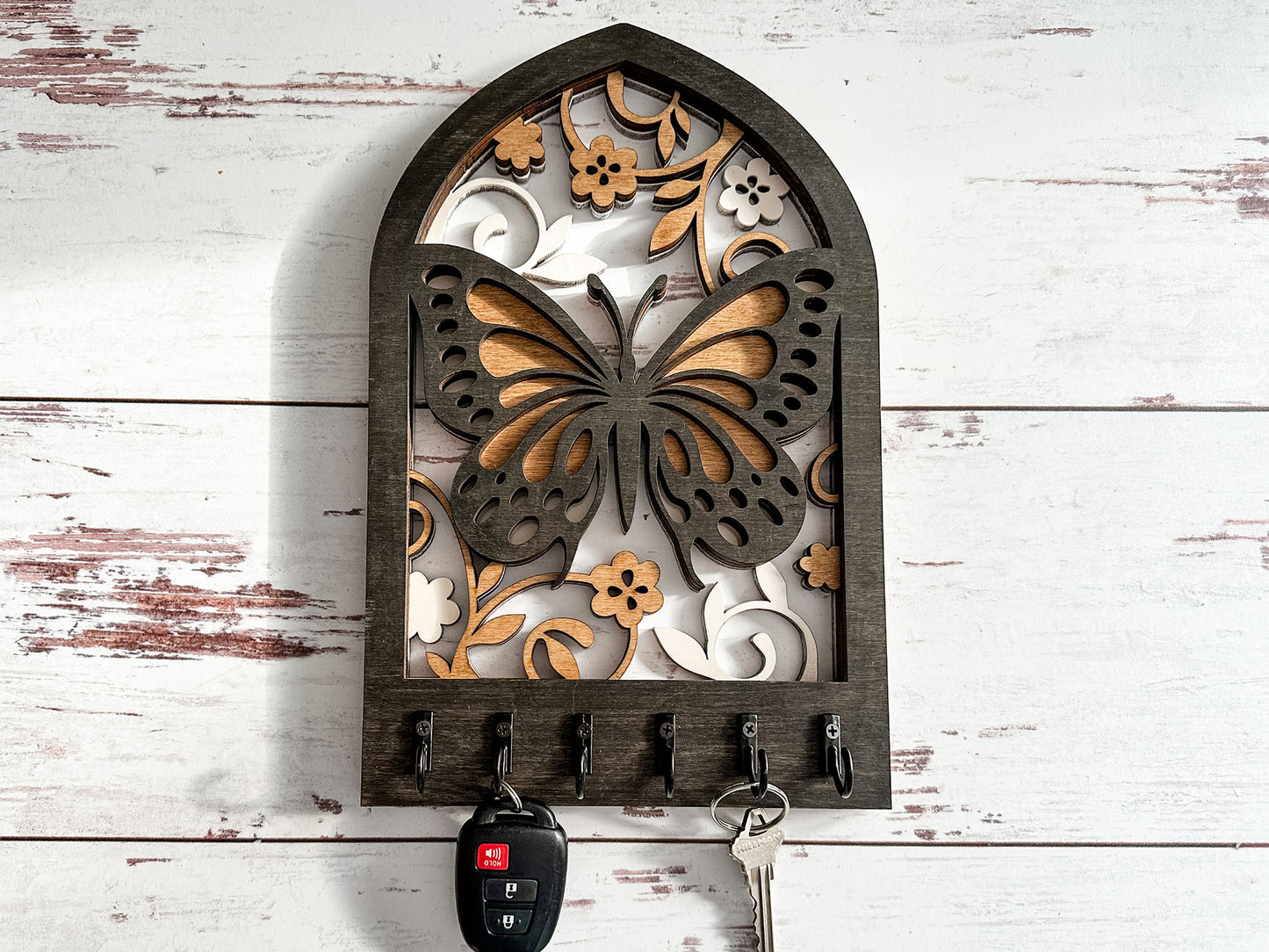 Wooden Arch Key Hanger