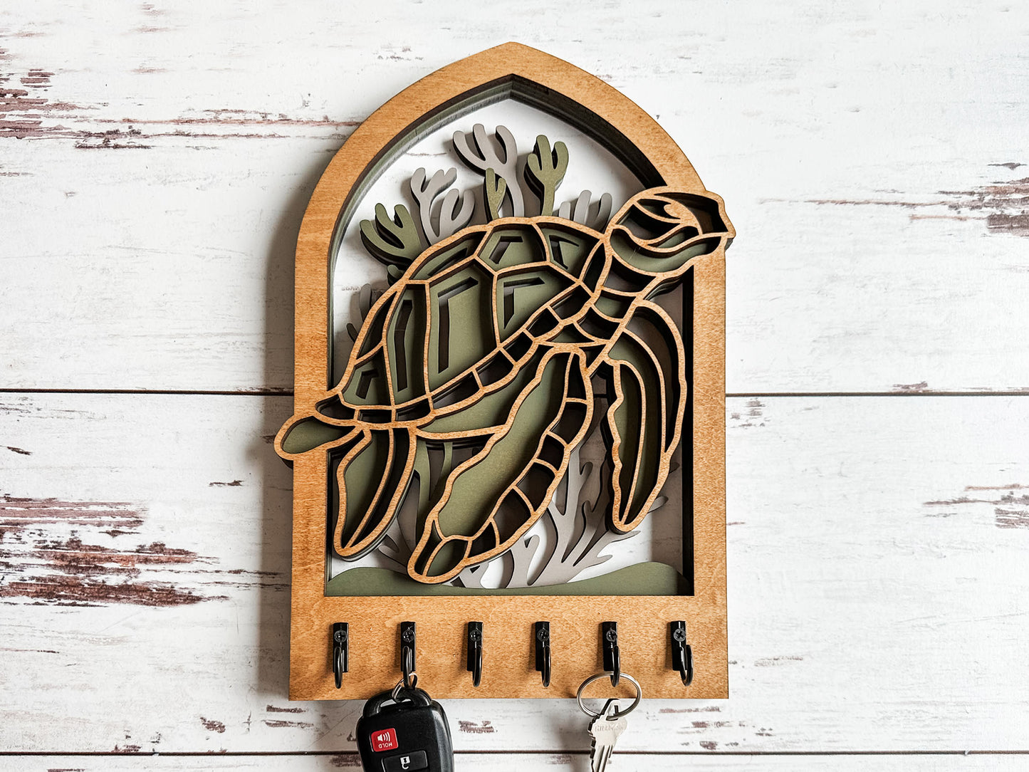 Wooden Arch Key Hanger