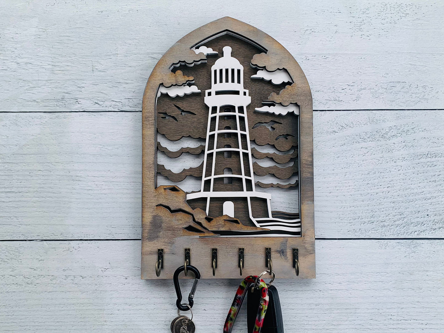 Wooden Arch Key Hanger