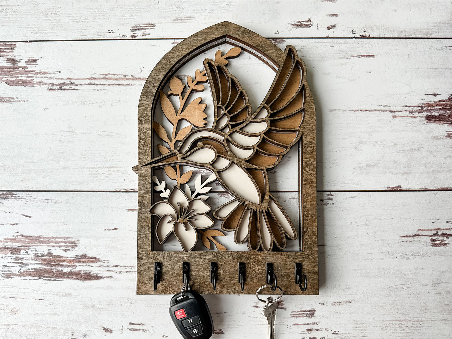 Wooden Arch Key Hanger